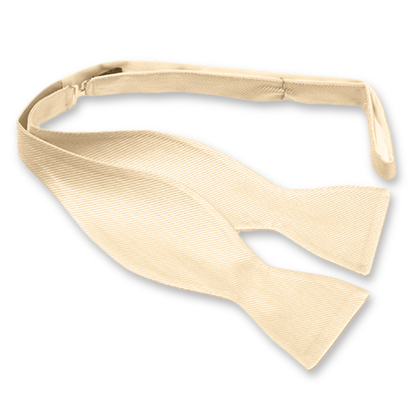 Ecru Fliege zum Selberbinden (1)