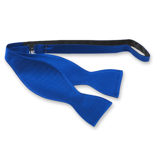 Königsblaue Fliege zum Selberbinden (1)