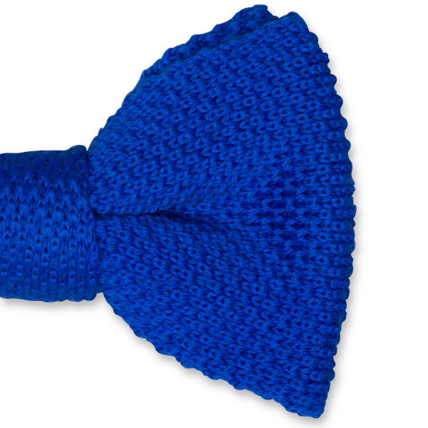 Königsblaue Strickfliege (2)