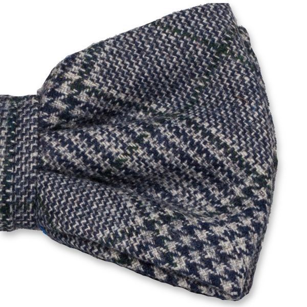 Karierte Wollfliege blau (2)