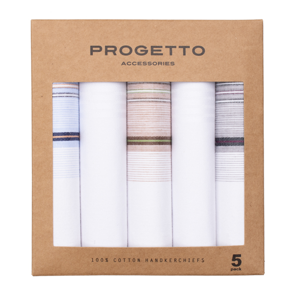 Herrentaschentücher - Weiß Variante (1)