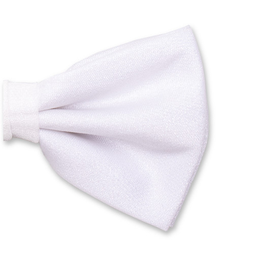 Herren Fliege Weiß Glitzer (2)