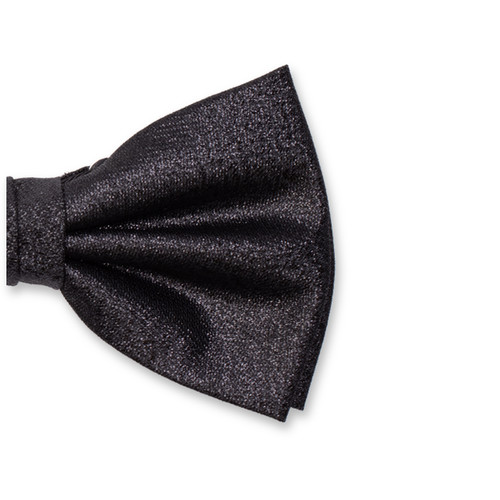 Herren Fliege Schwarz Glitzer (2)