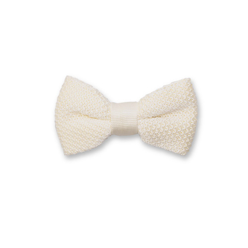 Elfenbein Kinderfliege Gestrickt (1)