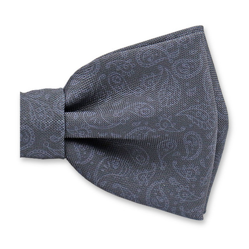 Dunkelblaue Paisley-Fliege (2)