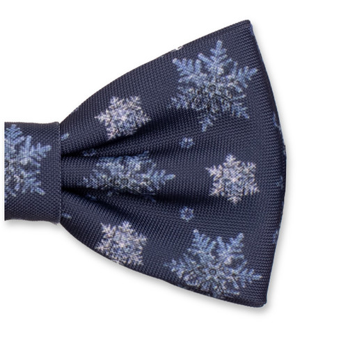 Eisblaue Weihnachtsfliege – Schneeflocken (2)