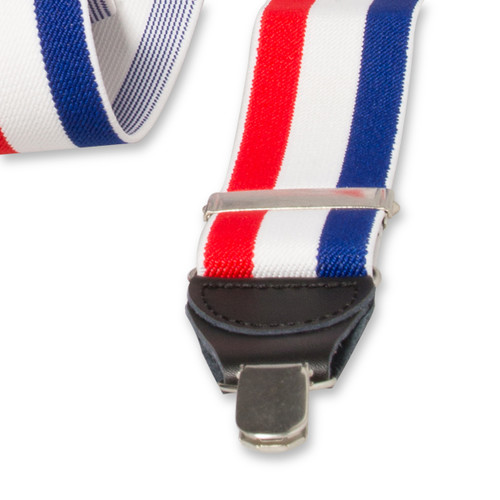 Rot/Weiß/Blau gestreifte Hosenträger (2)