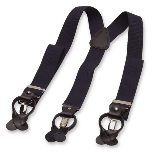 Luxuriöse dunkelblaue Hosenträger (3)