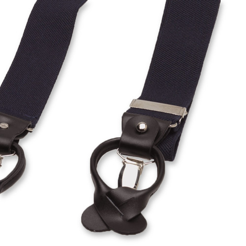 Luxuriöse dunkelblaue Hosenträger (2)