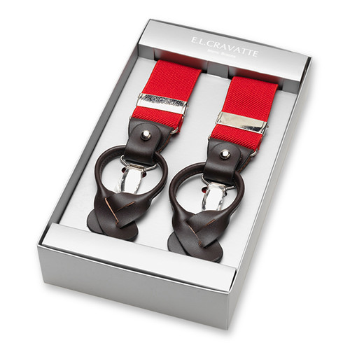 Luxuriöse rote Hosenträger (1)