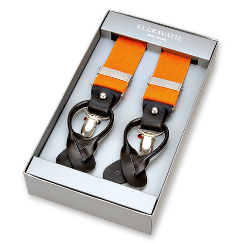 Luxuriöse orange Hosenträger (1)