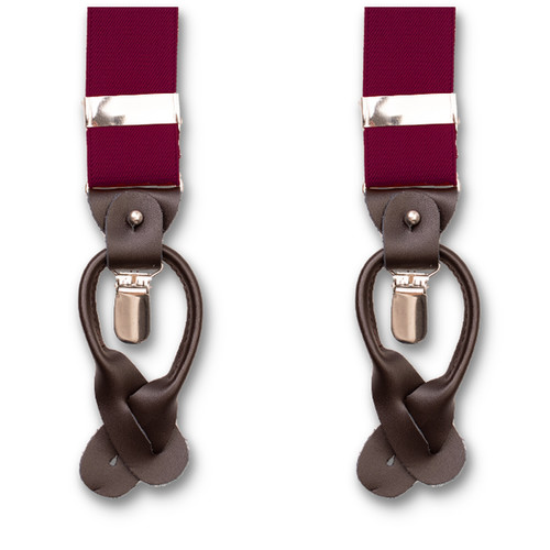 Luxuriöse Weinrote Hosenträger (1)
