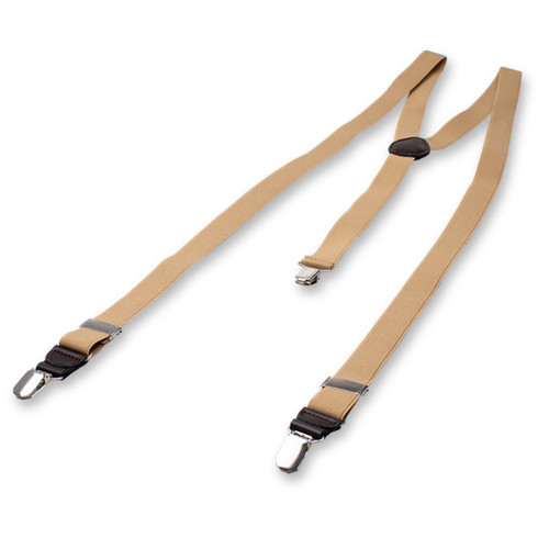 Schmale Beige Hosenträger (1)