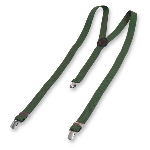 Dunkelgrüne Damen Hosenträger (2)