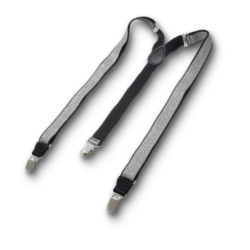 Silber Glitzer Hosenträger für Kinder  (2)