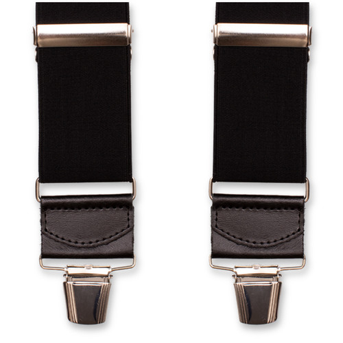 Schwarze Extra Breite Hosenträger (1)