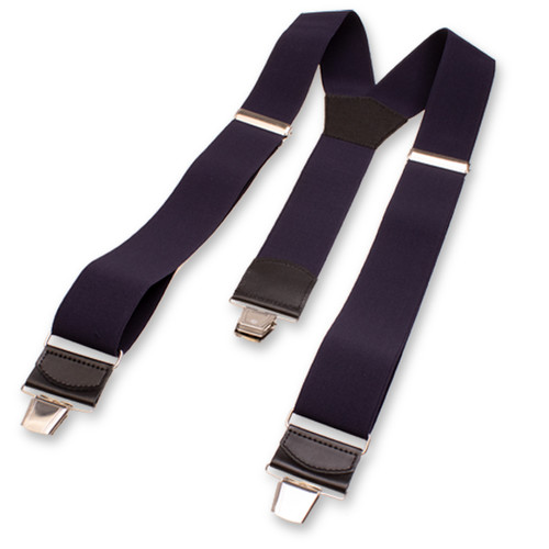 Dunkelblaue Extra Breite Hosenträger (2)