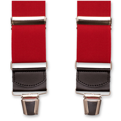 Rote Extra Breite Hosenträger (3)