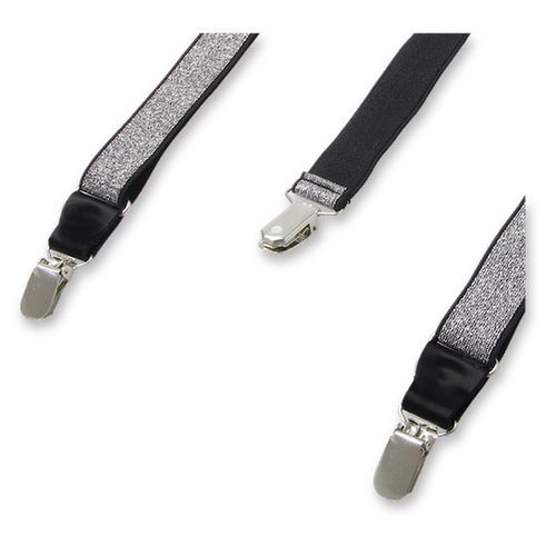 Silberne Hosenträger für Damen (3)