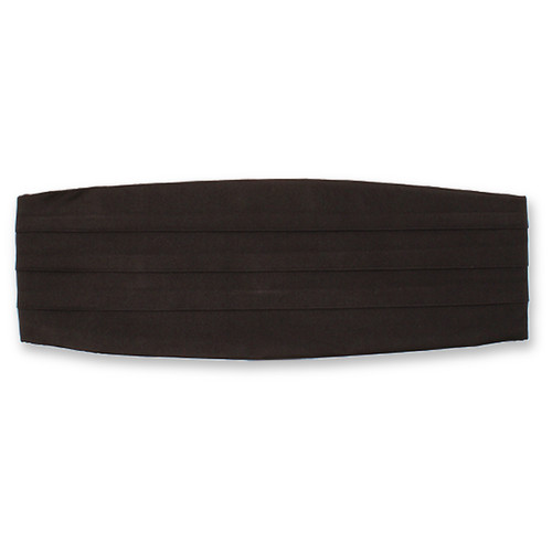 Schwarze Kummerbund - Satin (1)