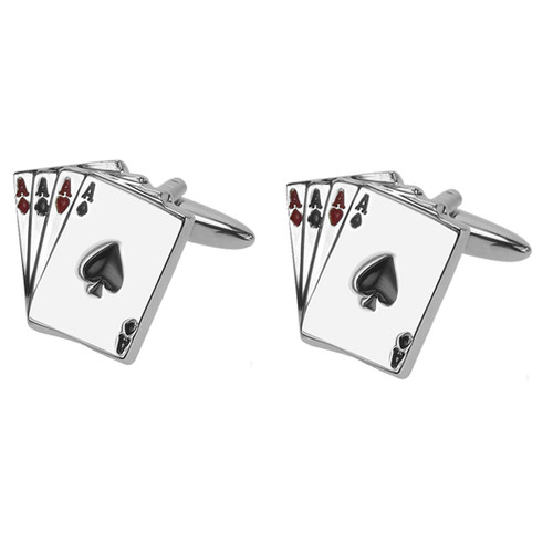 Kartenspiel Manschettenknöpfe (1)