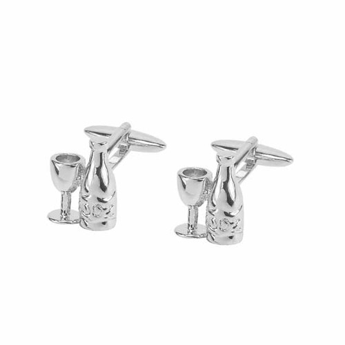 Glas und Wein Manschettenknöpfe (1)