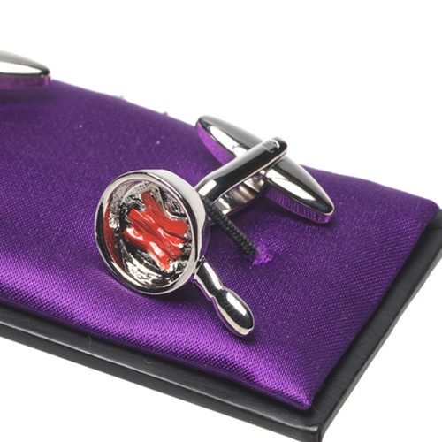 Speck und Ei Manschettenknöpfe (3)