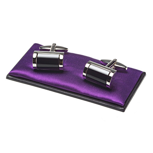 Manschettenknöpfe Terni schwarz (1)