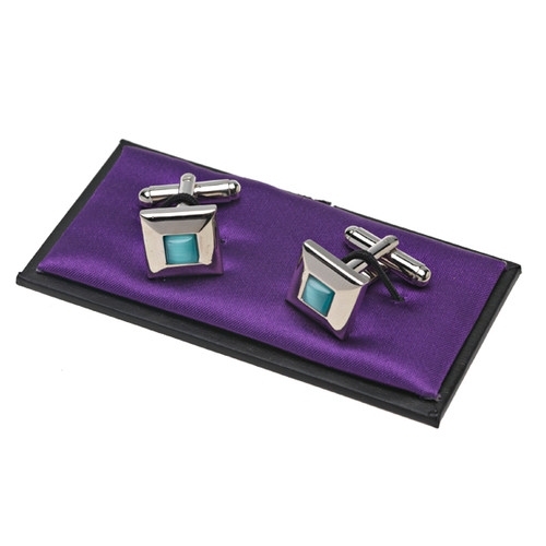 Manschettenknöpfe Aqua Verde (1)