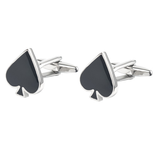 Pik Ass Manschettenknöpfe (1)