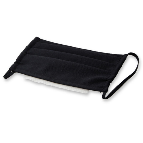 Stoffmaske - Schwarz - mit Filteroption (3)