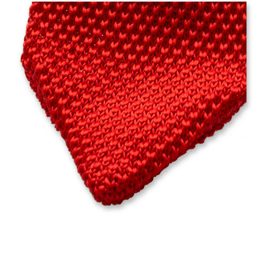Gestrickte Krawatte Rot (2)