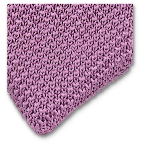 Gestrickte Krawatte Lila  (2)