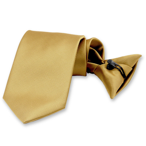 Clipkrawatte Gold (1)