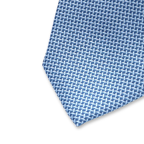Blaue Krawatte mit Muster (2)