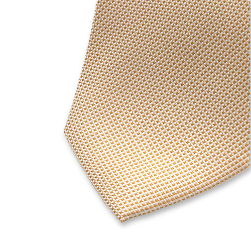 Zweifarbige Krawatte Gelb-Weiß (2)