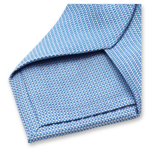 Aqua Blau Krawatte Grau Muster (3)