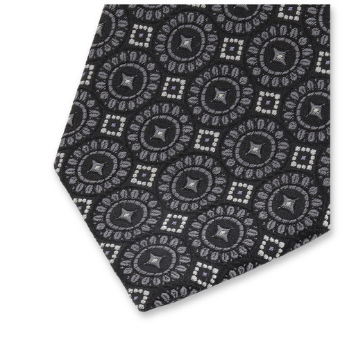 Dunkelblau-graues Krawattenmotiv (2)