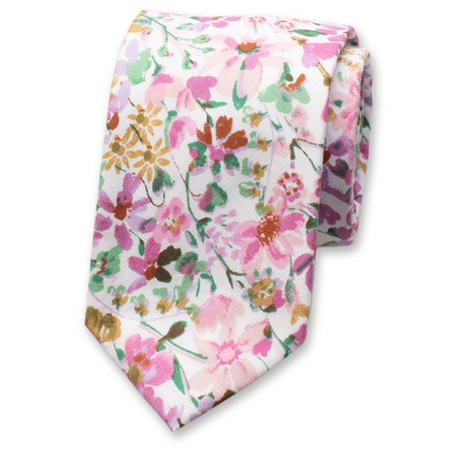 Rosa Blumenkrawatte - Aquarell (1)