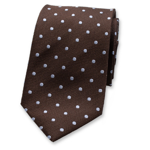 Krawatte Polka Dot Braun (1)