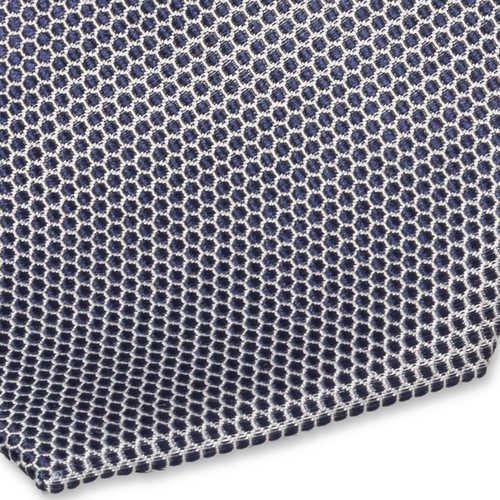 Navy Krawatte mit Punktemuster (2)