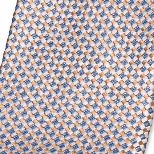 Beige gemusterte Krawatte  (2)