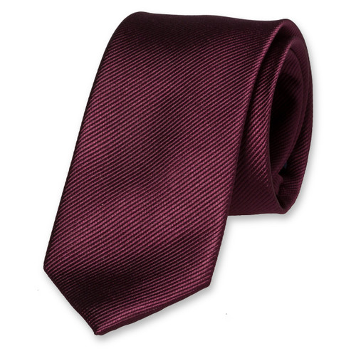 Aubergine Krawatte für Damen (1)