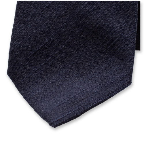 Dunkelblaue Krawatte - Italienische Seide (2)