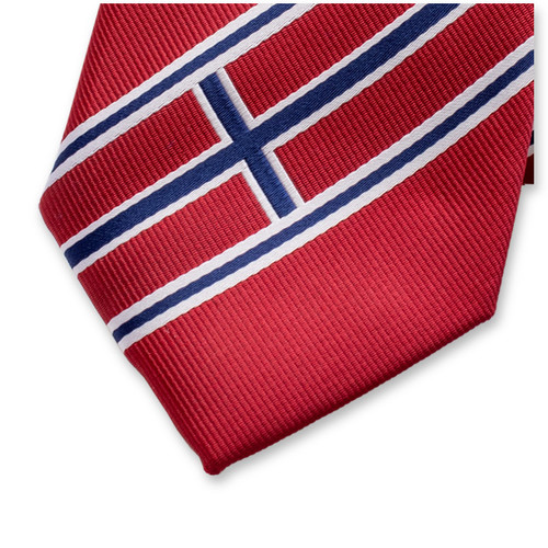 Krawatte - Norwegische Flagge (2)