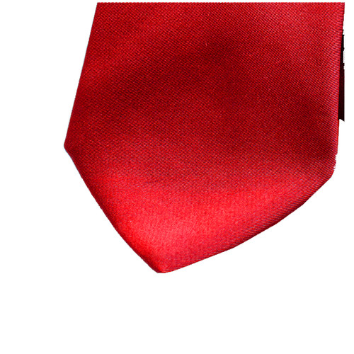 Rote Krawatte – italienische Satinseide (2)