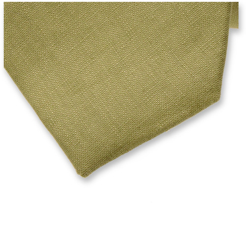 Pistaziengrüne Krawatte aus Leinen (2)