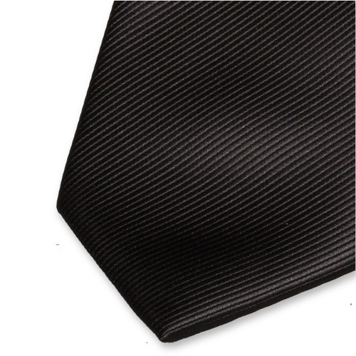 Polyester-Krawatte schwarz (2)