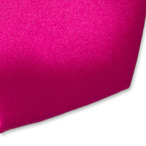 Satinkrawatte fuchsia Polyester (2)
