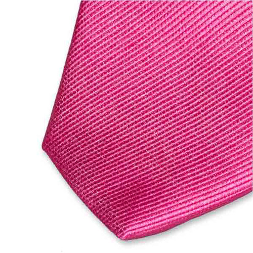 Schmale Krawatte Grellrosa (2)
